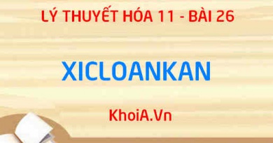 Xicloankan là gì? tính chất hóa học, Cấu tạo phân tử, Điều chế và Ứng dụng của Xicloankan - Hóa 11 bài 26